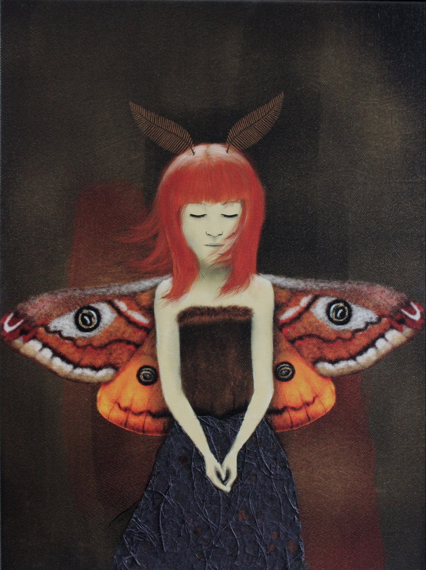 Moth-Girl | Reflection, Metamorphosis Series