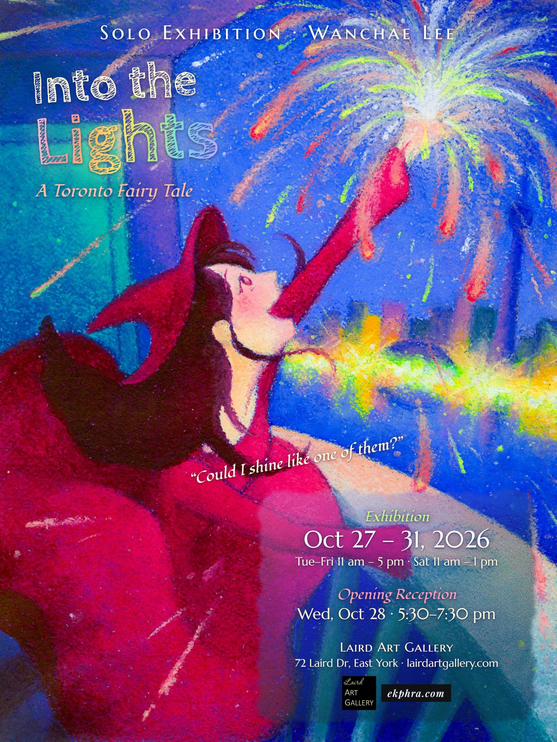 Into the Lights: A Toronto Fairy Tale, Solo Exhibition by Wanchae Lee