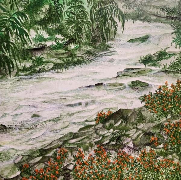 Jewel Weed by the Stream