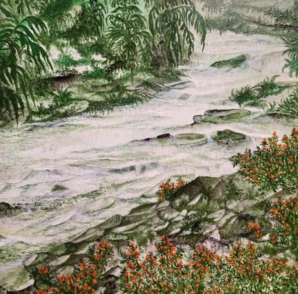 Jewel Weed by the Stream